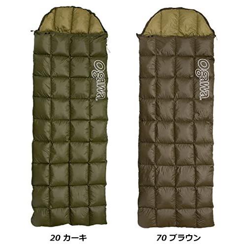 ogawa(オガワ) キャンプ アウトドア シュラフ 寝袋 ダウンシュラフ800 カーキ 1273-20     商品情報    ogawaロゴ入りのダウンシュラフ。 強度の高いダウンプルーフ加工の高密ナイロン生地を使用し、撥水効果と透湿性を確保。 ダウンの偏りを防ぐ BC1631653930(15075円)