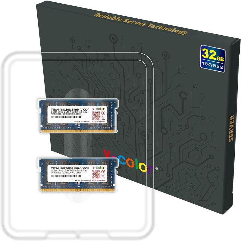 v-color Hynix IC サーバー用メモリ DDR4-2666MHz PC4-21300 32GB