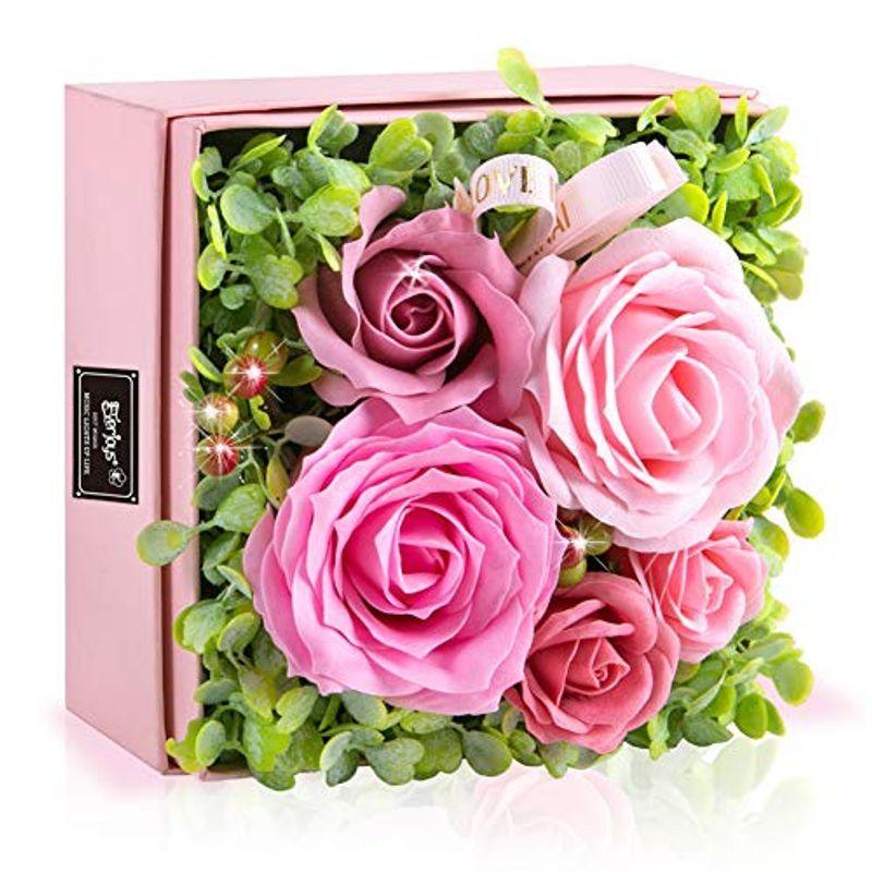 母の日ギフト ソープフラワー フラワー 枯れない花 プレゼントとして バレンタインデー 母の日のプレゼント 還暦祝い 誕生日 White D Blue 通販 Yahoo ショッピング