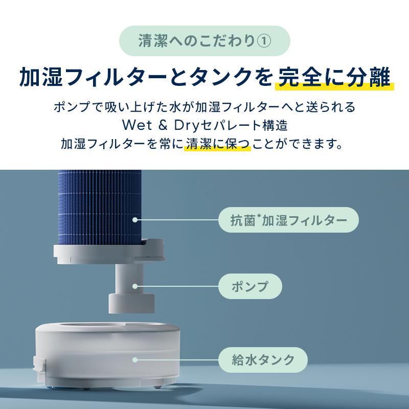 Blueair（ブルーエア） 空気清浄機 2-in-1 加湿空気清浄機 DH3i 30畳