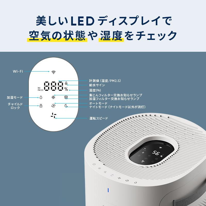 Blueair 空気清浄機 ブルーエア 2-in-1 加湿空気清浄機 DH3i 30 Blueair 空気清浄機 ブルーエア 2-in-1 加湿空気清浄機 DH3i 30