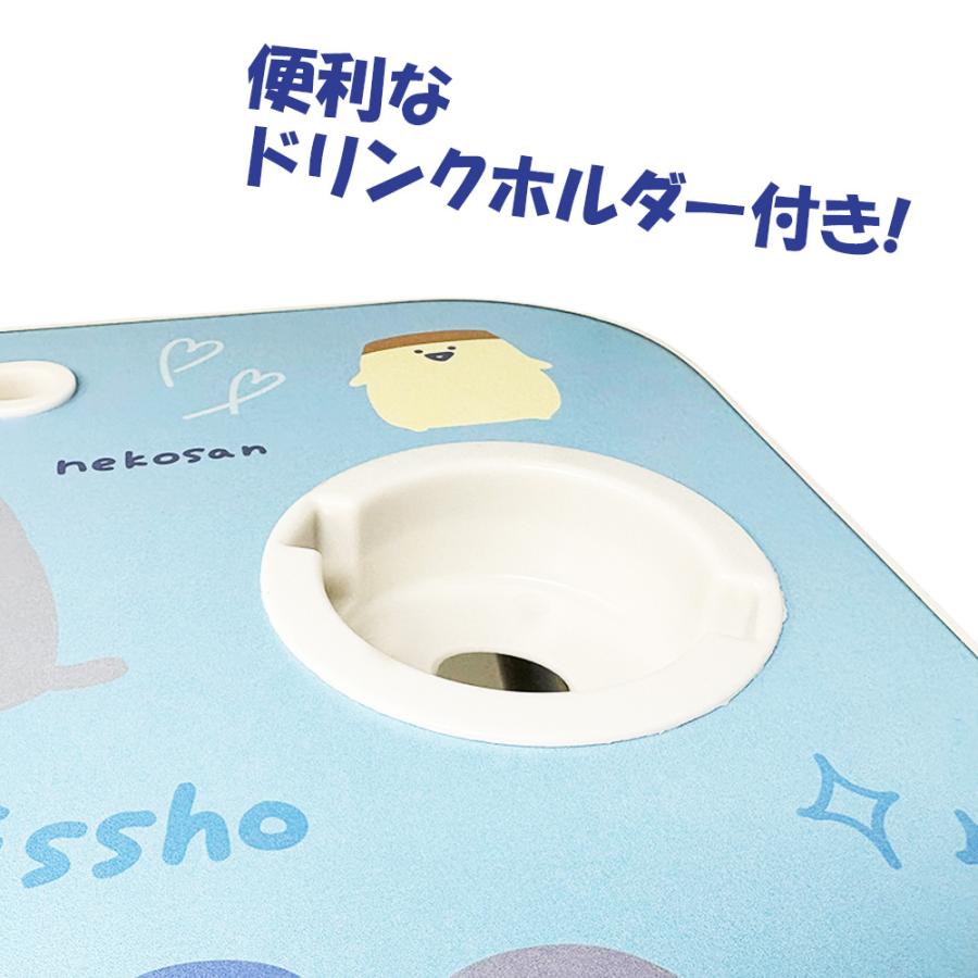 お文具といっしょ ビッグ 木製ラップ トップテーブル BIG 折りたたみ