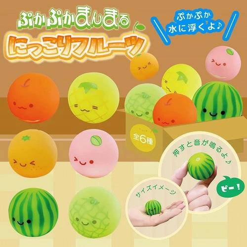 ぷかぷか まんまる にっこり フルーツ 6個セット スイカゲーム 果物