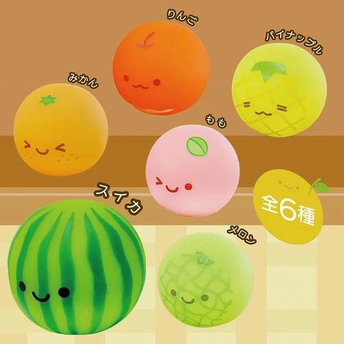 ぷかぷか まんまる にっこり フルーツ 6個セット スイカゲーム 果物