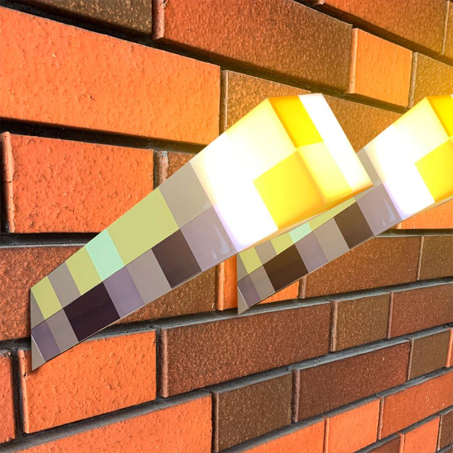 マインクラフト ドットトーチ 光る たいまつ ライト 28cm LEDライト