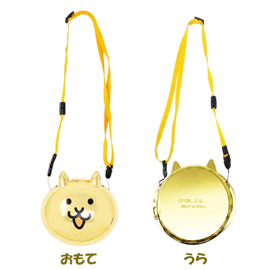 にゃんこ大戦争 金ネコ メタリック ウェアラブルファン 約10cm 風量