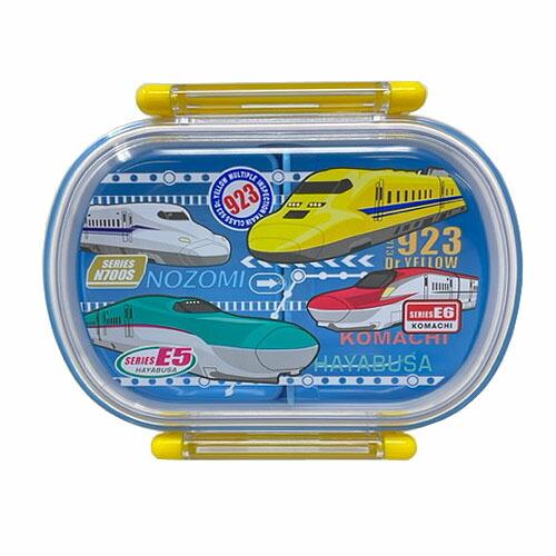 New JR公認 新幹線 小判型 ランチボックス 青色 ブルー 360ml 012232