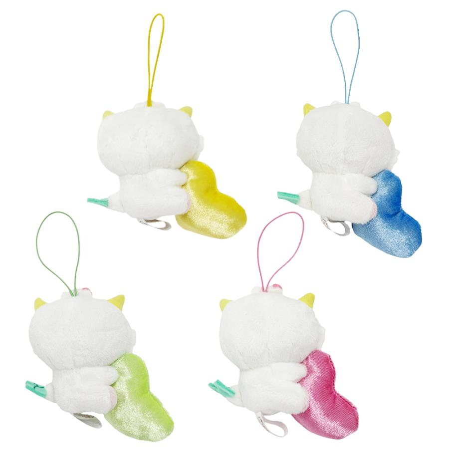 がおぱわるぅ　ぬいぐるみ　マスコット　4点セット 4種セット がおぱわるぅ パステルハート マスコット 公式 グッズ 約9cm