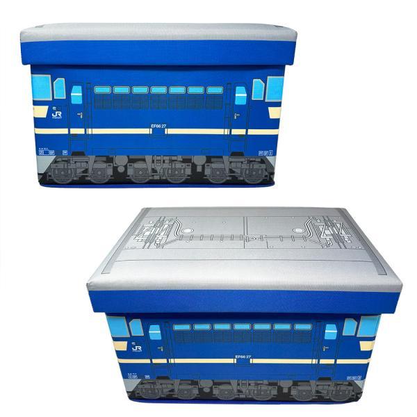 当店限定 JR 鉄納 EF66形 コンテナ 座れる ふた付 収納ボックス 鉄道