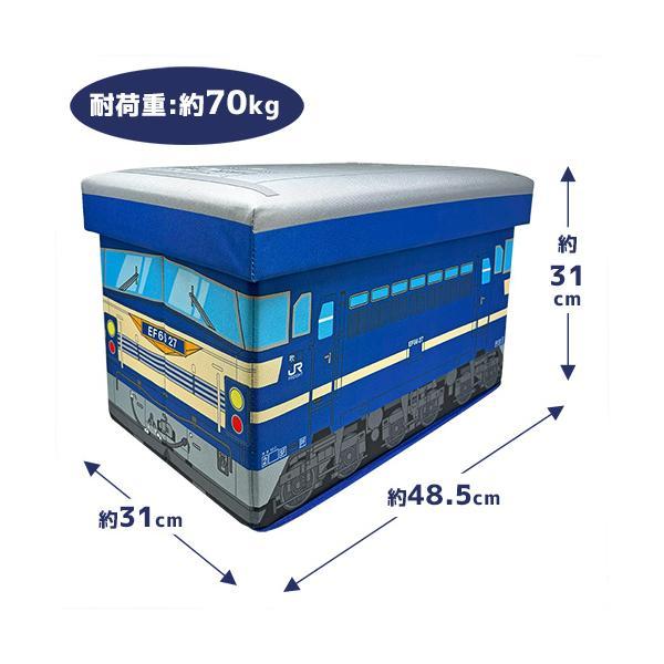 当店限定 JR 鉄納 EF66形 コンテナ 座れる ふた付 収納ボックス 鉄道