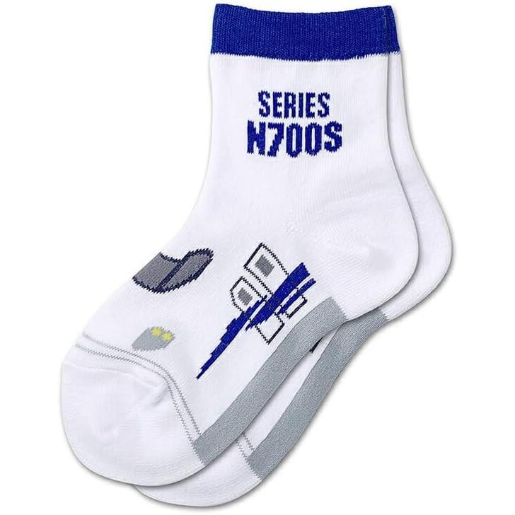 鉄下 キッズロングソックス 靴下 N700S のぞみ 日本製 15〜21cm 新幹線