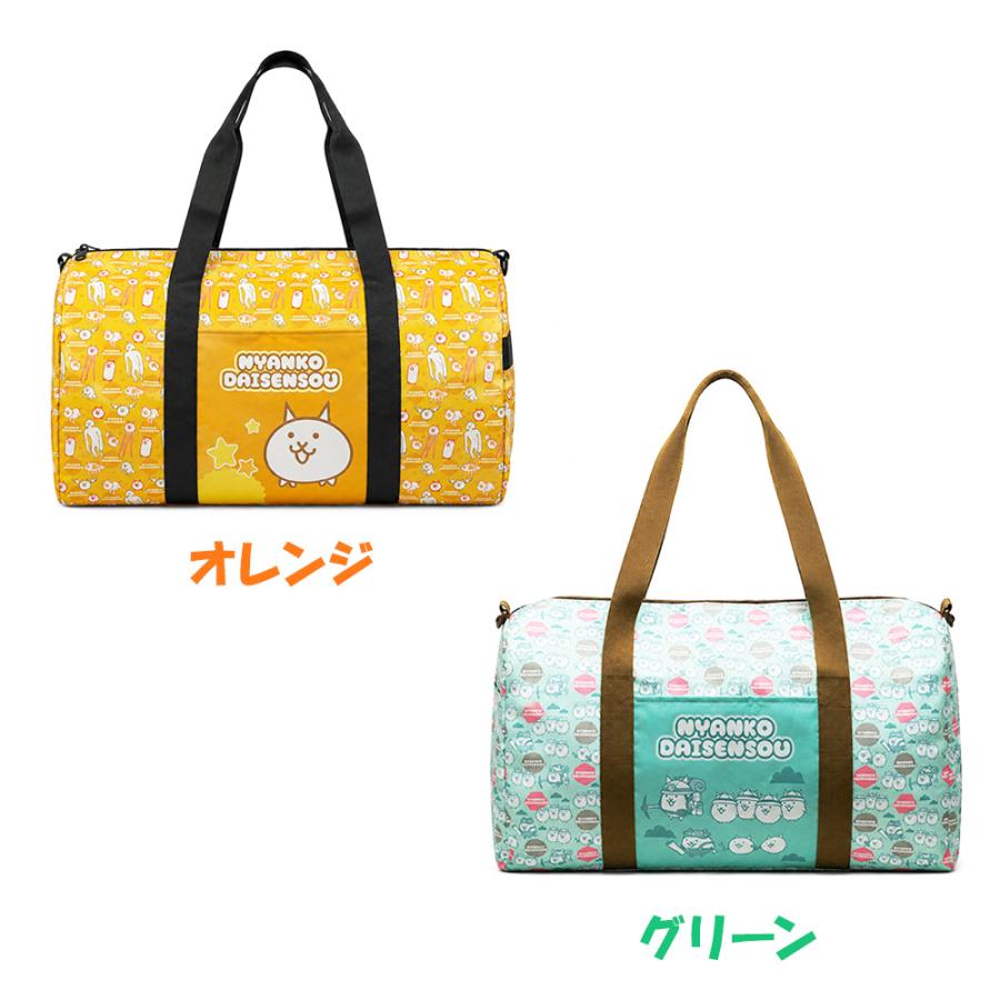 にゃんこ大戦争 ボストンバッグ 全2種 公式 グッズ 人気 約48cm ネコ