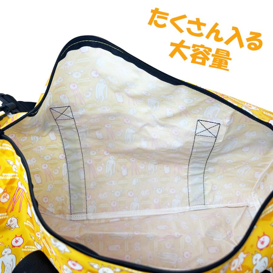 にゃんこ大戦争 ボストンバッグ 全2種 公式 グッズ 人気 約48cm ネコ