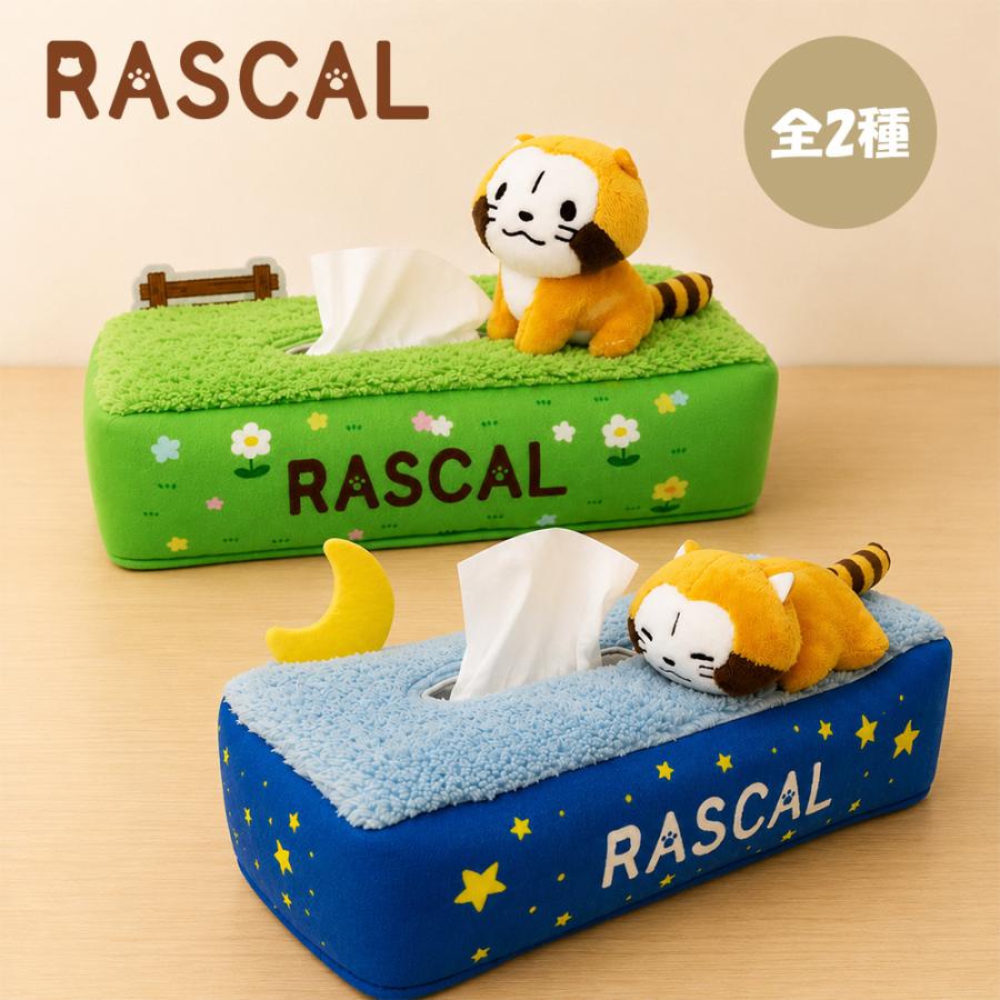 ラスカル ジオラマティッシュケース 約25cm かわいい あらいぐま