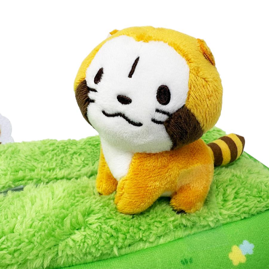 ラスカル ジオラマティッシュケース 約25cm かわいい あらいぐま
