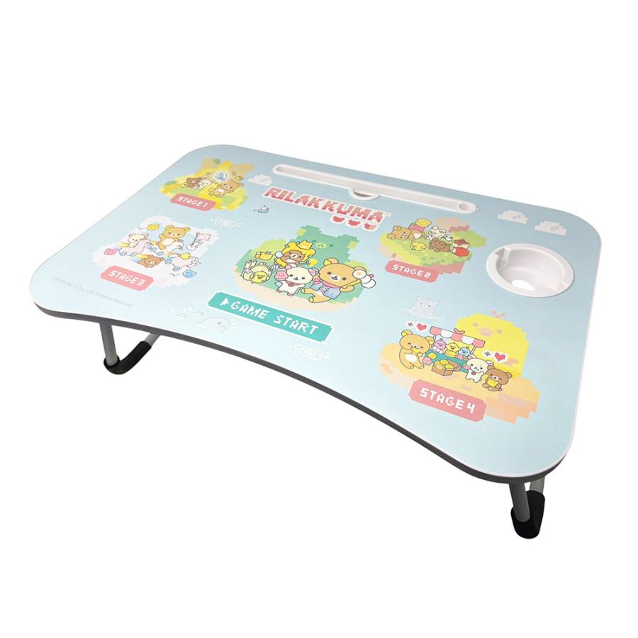 リラックマ ゲーミングリラックマ ビッグ木製ラップトップテーブル