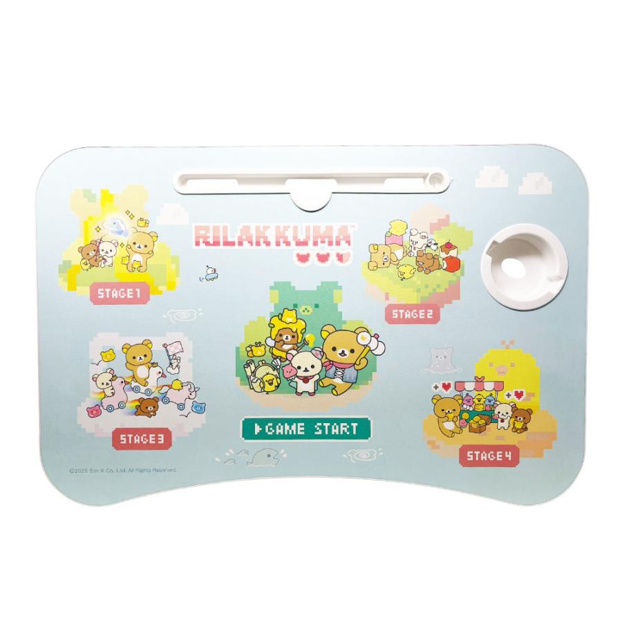 リラックマ ゲーミングリラックマ ビッグ木製ラップトップテーブル
