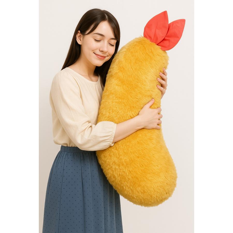 特大 ふわふわ エビフライ BIG ぬいぐるみ クッション 78cm 大きい