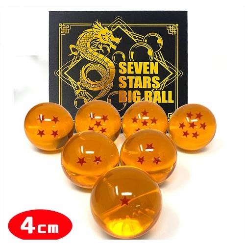 DRAGON BALLドラゴンボール 7個セット箱入り七星球龍玉　新品！未使用！ 当店限定 BOX入り 龍球 7点 セット コスチューム用小物 4cm