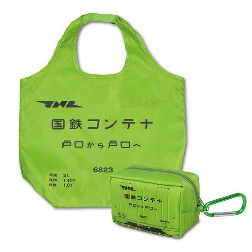 JR公認 JRコンテナ 2WAY ナイロン エコ バッグ 新幹線 グッズ トート