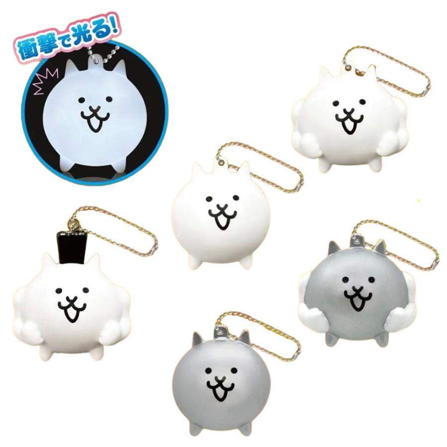 5種セット にゃんこ大戦争 ミニソフビライト2 ネコ ネコビルダー ネコ
