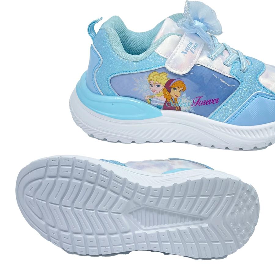 Disney アナと雪の女王 リボン スニーカー SAX 1X508NH 15〜22cm 靴
