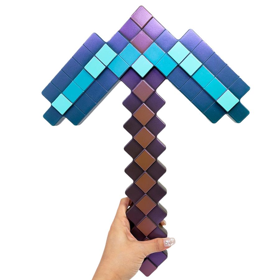 マインクラフト ダイヤモンドのツルハシ エンチャントVer. 約38cm