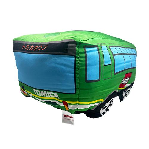トミカ 特大サイズ ぬいぐるみ イエロー グリーン バス 42cm グッズ