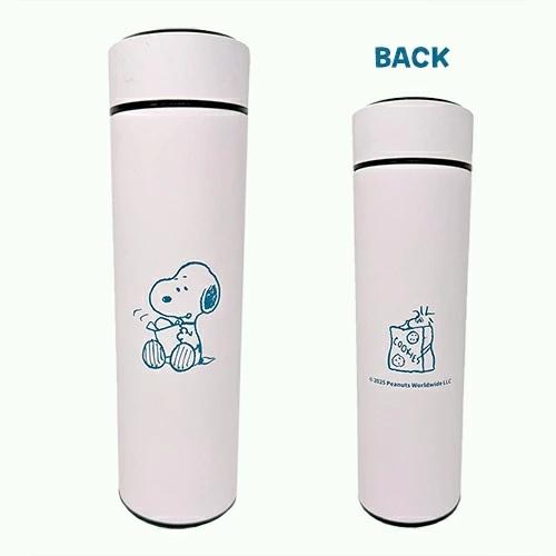 SNOOPY スヌーピー 温度センサー 付き ステンレスボトル 500ml 温度が