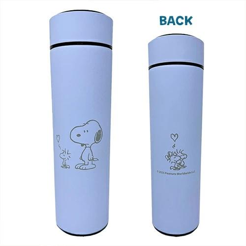 SNOOPY スヌーピー 温度センサー 付き ステンレスボトル 500ml 温度が