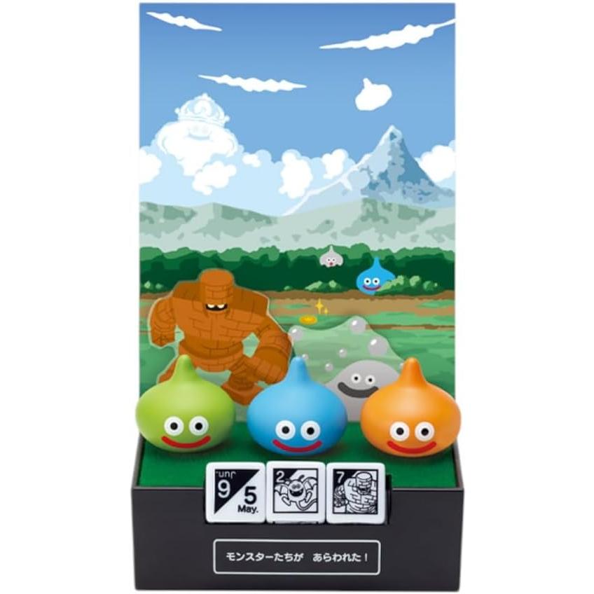 ☆ドラゴンクエスト 365 モンスターズカレンダー 未使用☆ ドラゴンクエスト スライムのいろいろ 飾れる 万年カレンダー 約15cm
