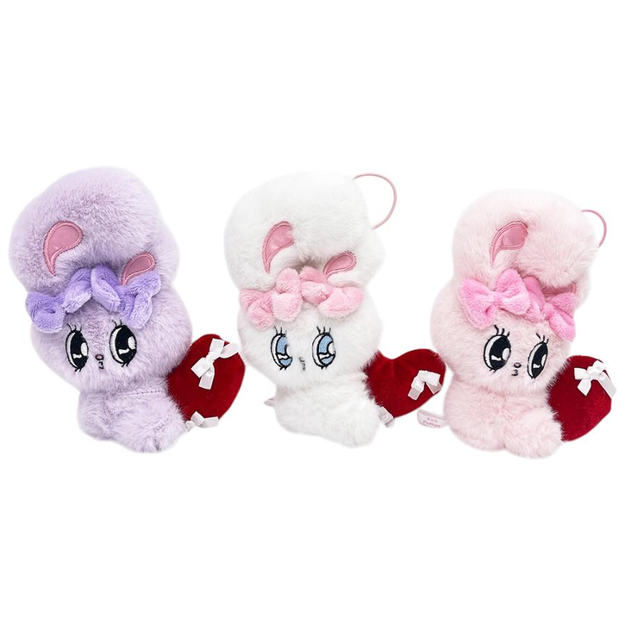 エスターバニー リボンハート マスコット ぬいぐるみ 15cm 公式 新品