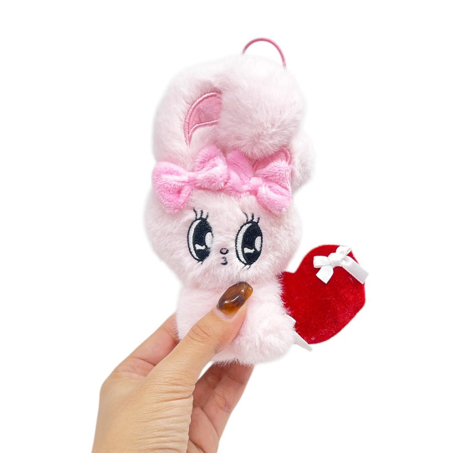 エスターバニー リボンハート マスコット ぬいぐるみ 15cm 公式 新品