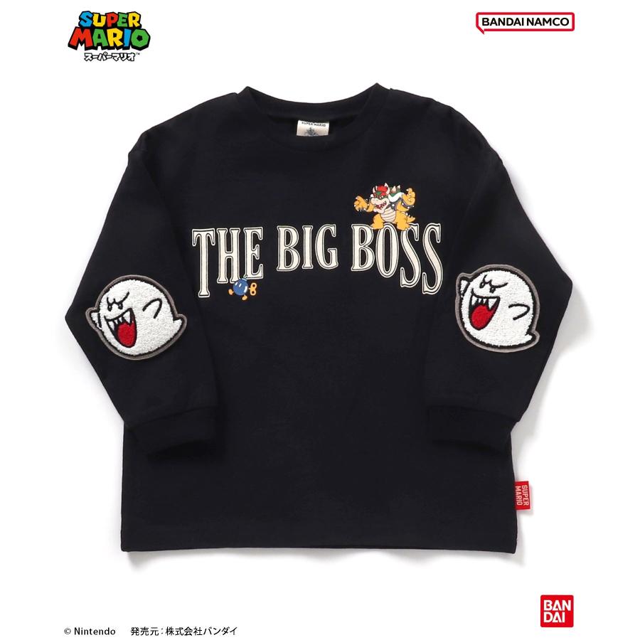 F.O.KIDS（エフオーキッズ） SUPER MARIO エルボーパッチ 長袖Tシャツ 