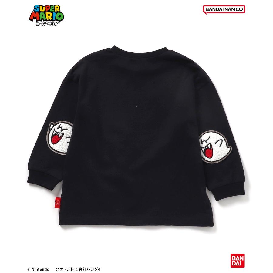 F.O.KIDS（エフオーキッズ） SUPER MARIO エルボーパッチ 長袖Tシャツ 