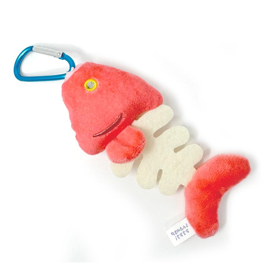 ぶるぶる さかなのほね マスコット 13cm かわいい 魚 骨 雑貨 おもしろ