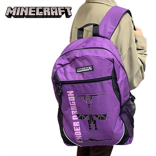 マインクラフト ナイロンリュック エンダードラゴン パープル 1T3L18H
