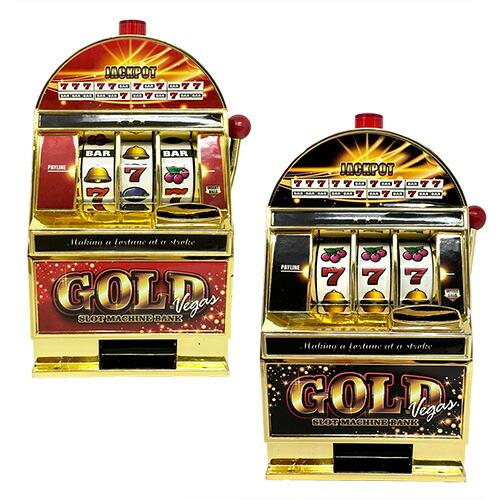 スロットマシンバンク GOLD VEGAS スロット パチンコ グッズ おもしろ
