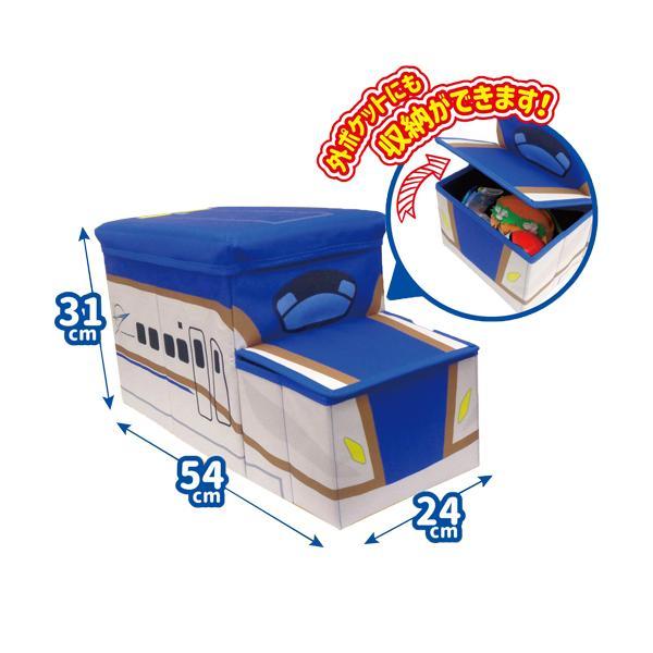 3個セット JR 新幹線 座れる ふた付 収納 ボックス E5 はやぶさ E6