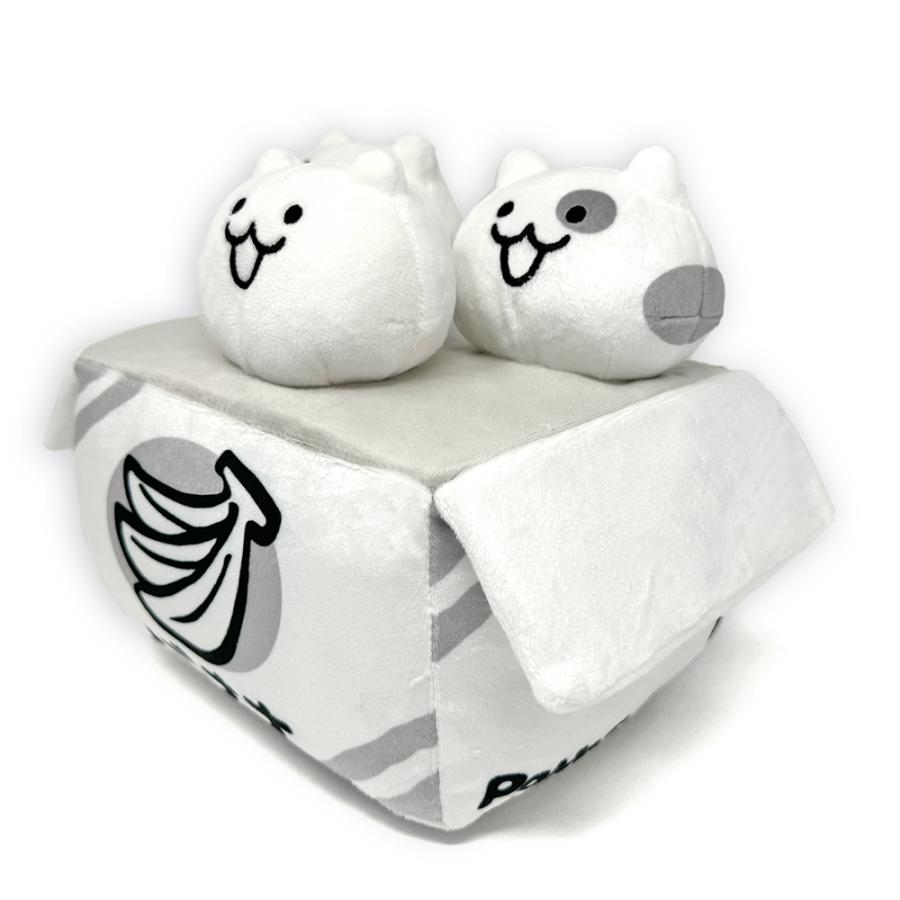 にゃんこ大戦争 BIGぬいぐるみ ネコの箱詰め 20cm ポノス にゃんこ