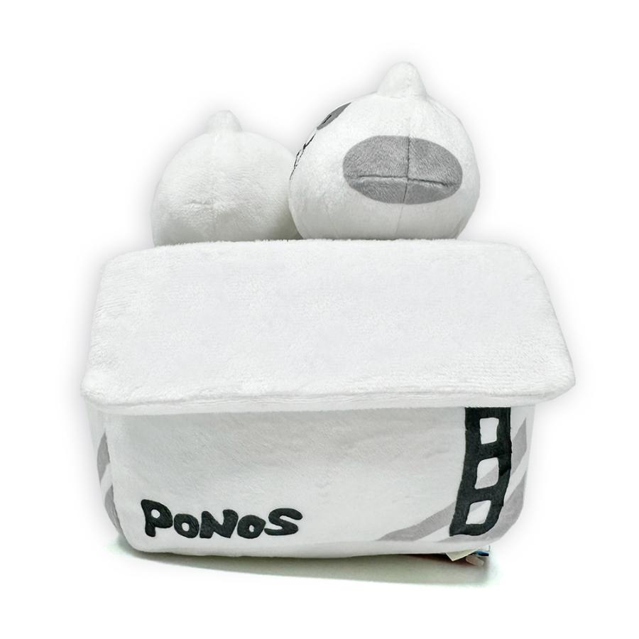 にゃんこ大戦争 BIGぬいぐるみ ネコの箱詰め 20cm ポノス にゃんこ