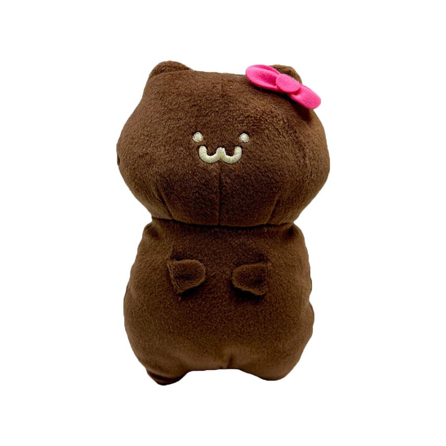 お文具といっしょ チョコレートカラー ぬいぐるみ 19cm お文具さん