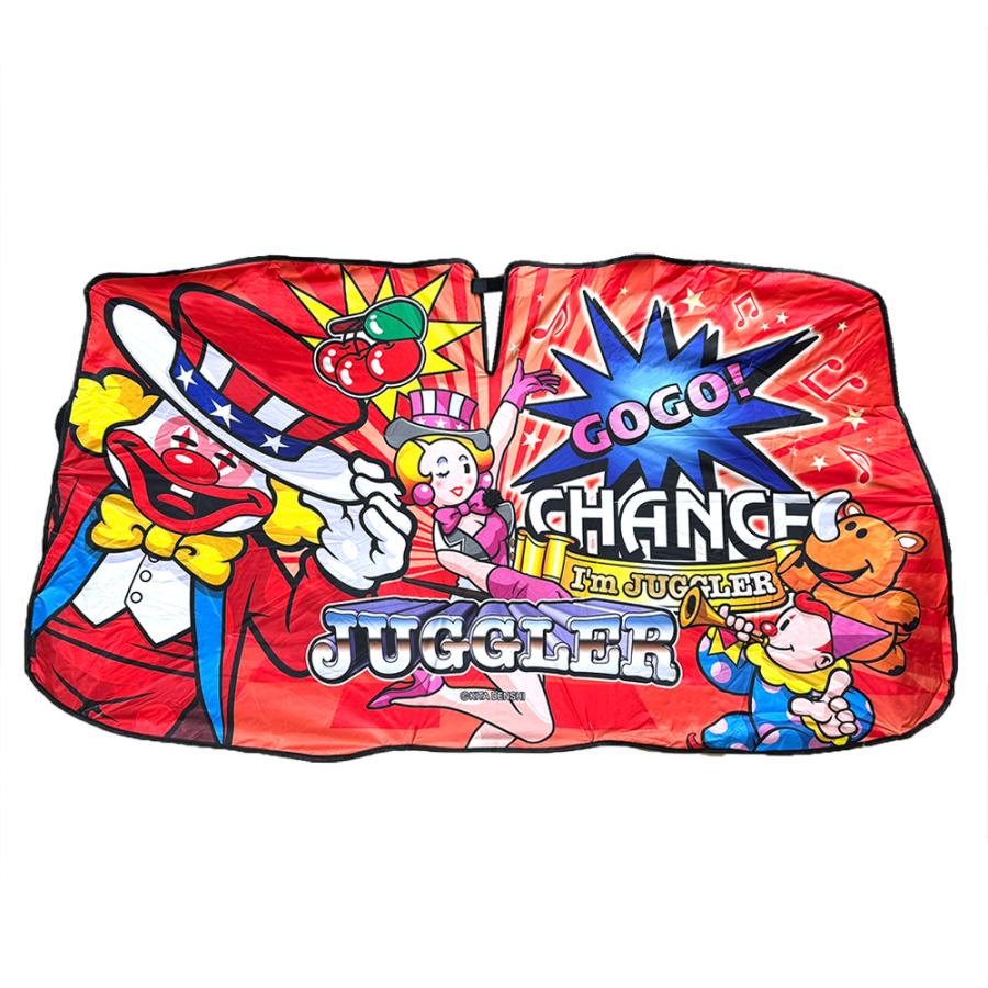 ジャグラー 折りたたみ 傘型 カー サンシェード パチスロ