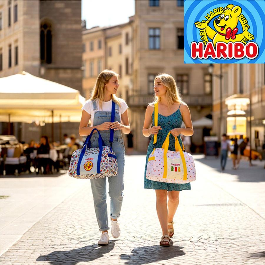 HARIBO ハリボー ボストンバッグ ゴールドベア グミ アウトドア カバン