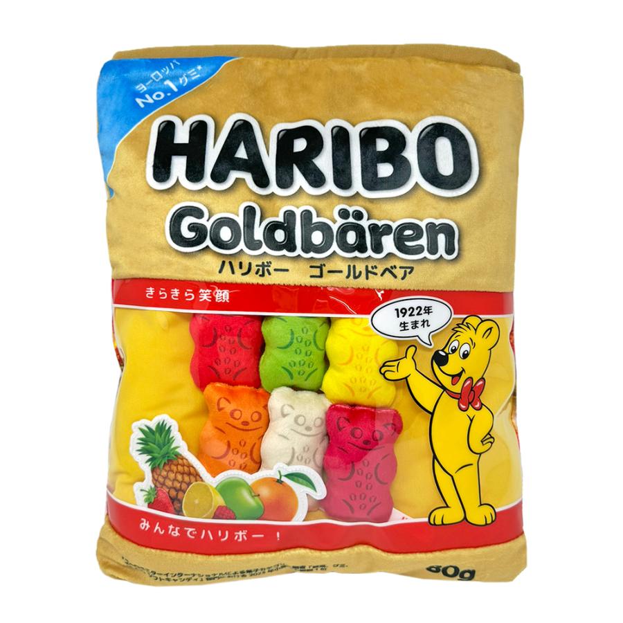 HARIBO ハリボーグミ マスコット入りクッション ぬいぐるみ インテリア