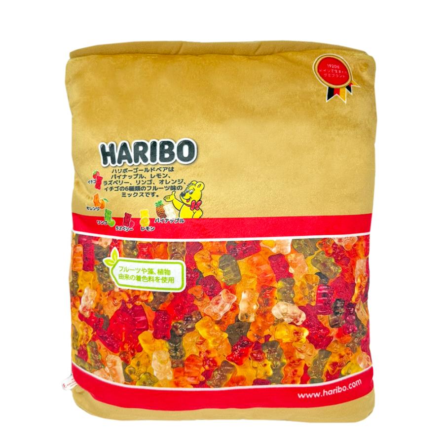 HARIBO ハリボーグミ マスコット入りクッション ぬいぐるみ インテリア