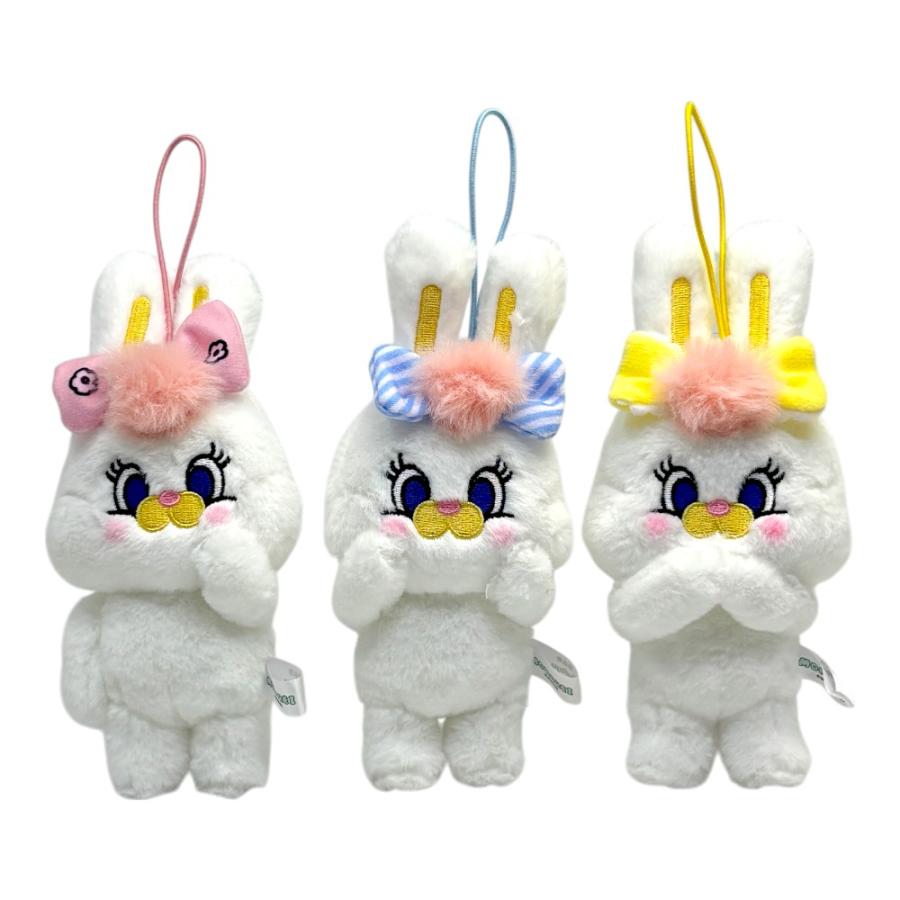 3種セット MOMOREI おしゃれなリボンマスコット 〜Rico〜 約17cm