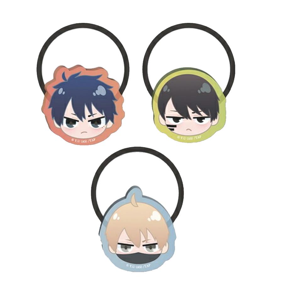 全5種セット 桃源暗鬼 アクリル付きマルチゴム 約4cm アニメ 公式