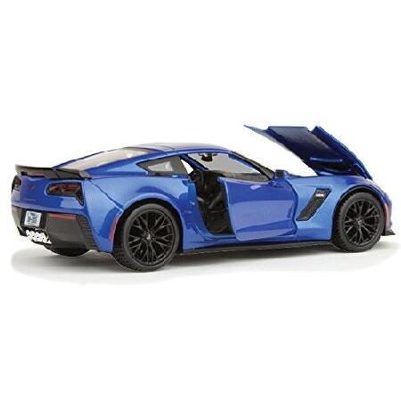 最安値挑戦！ 特価2015 Chevrolet Corvette C7 Z06 Blue 1/24 by Maisto 31133 by Chevrolet並行輸入商品