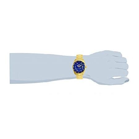 [インビクタ] 腕時計。 25823 プロダイバー44mmステンレススチールゴールドブルーダイヤル515.24Hクォーツ メンズ ゴールド [並行輸入品]